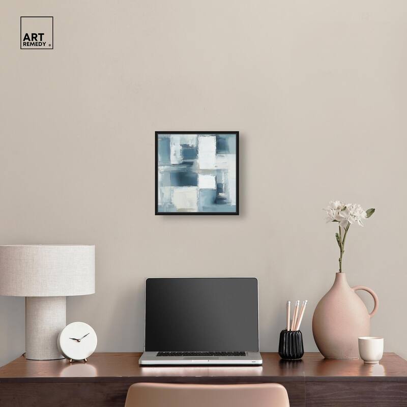 Deconstructed Blue I Canvas by Art Remedy