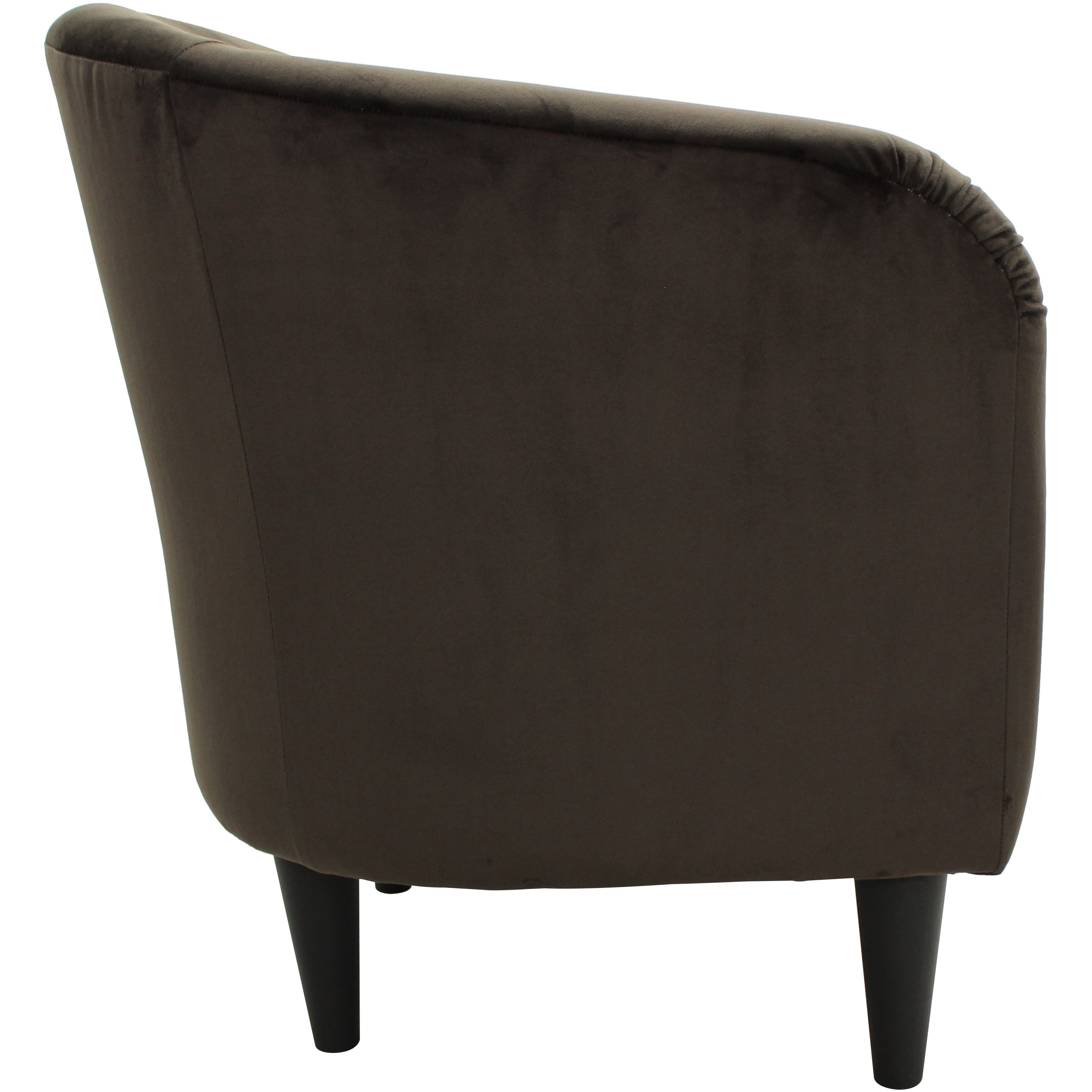 Microfiber Tub Accent Chair Chocolate Brown Bed Bath Beyond