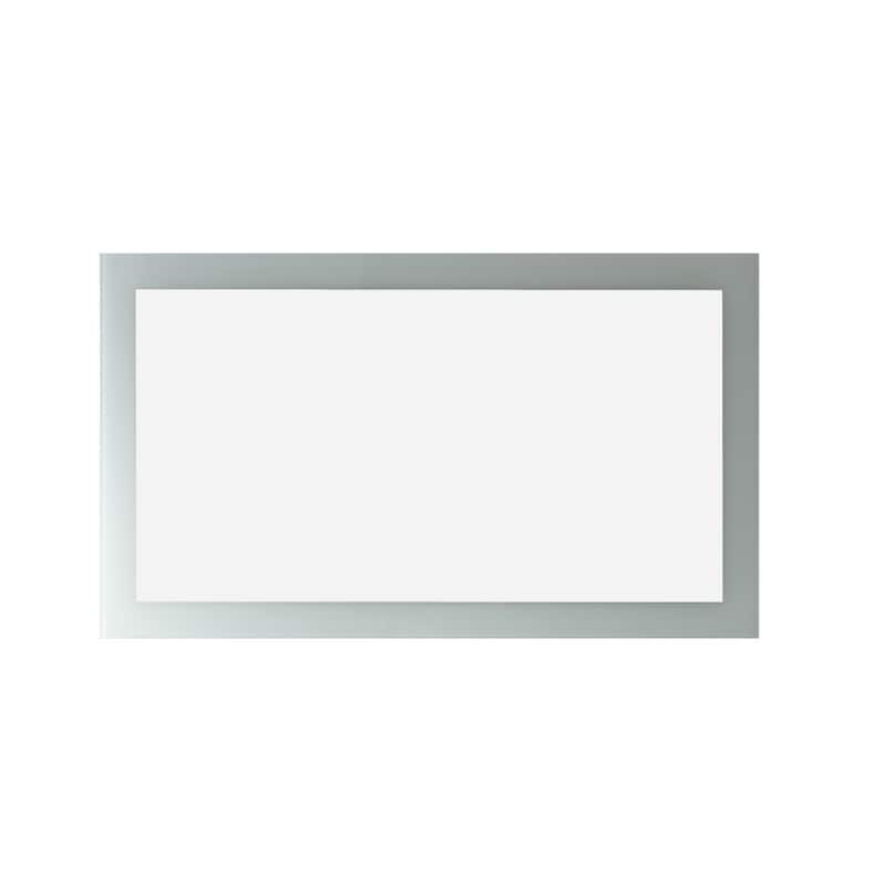 48'' Rectangle LED Lighted Accent Bathroom/Vanity Wall Mirror - Glass