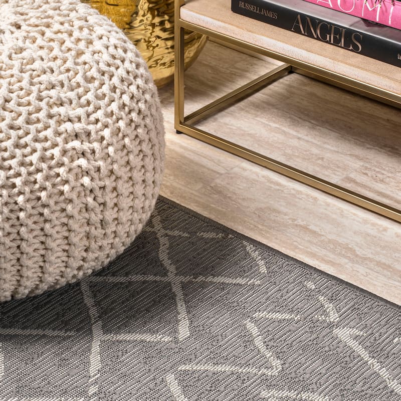 JONATHAN Y Jerash Moroccan Trellis Indoor/Outdoor Area Rug