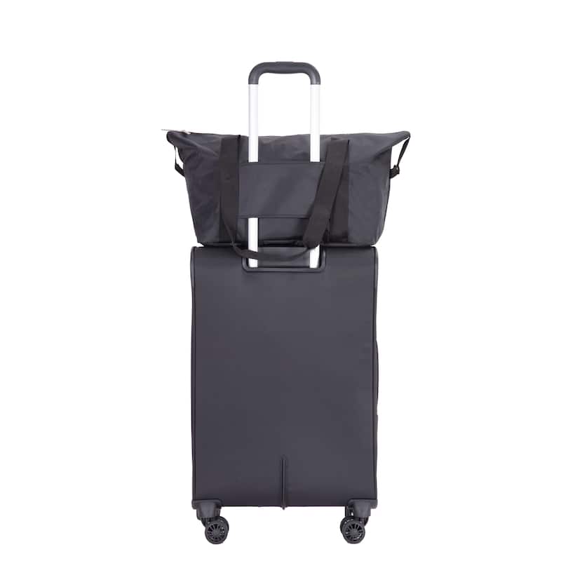Carry On Luggage Sets 3 Piece, Softshell Lightweight Durable Suitcase with Spinner Wheels and Alloy Zipper, for Men Women