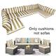 Option Yellow white stripes