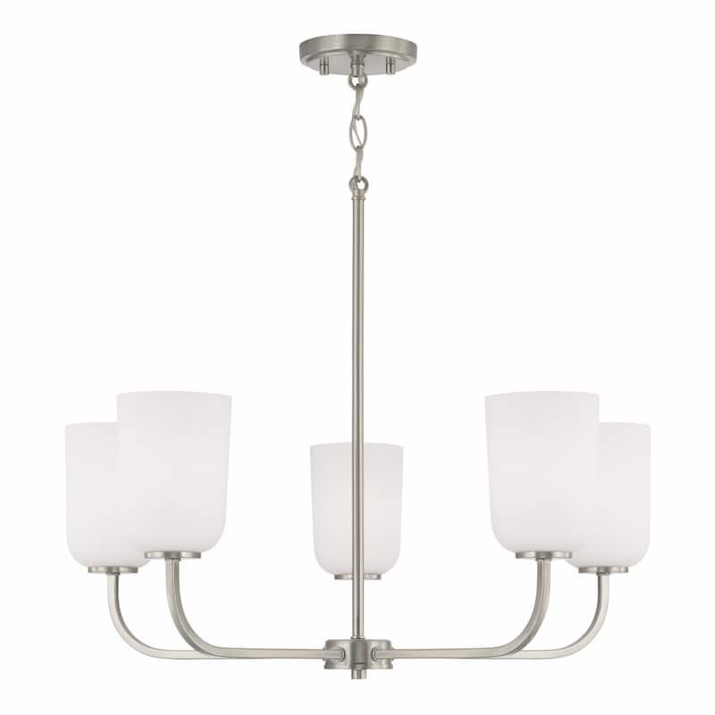 Lawson 5-light Hanging Chandelier - Brushed Nickel