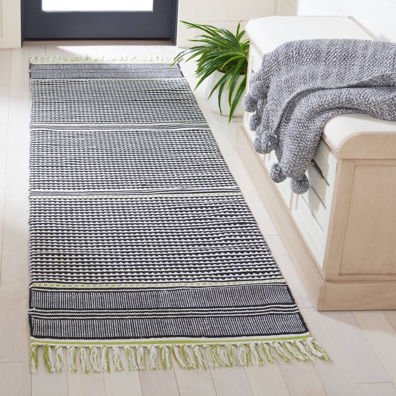 SAFAVIEH, Handmade Flatweave Montauk Susse Casual Cotton Rug