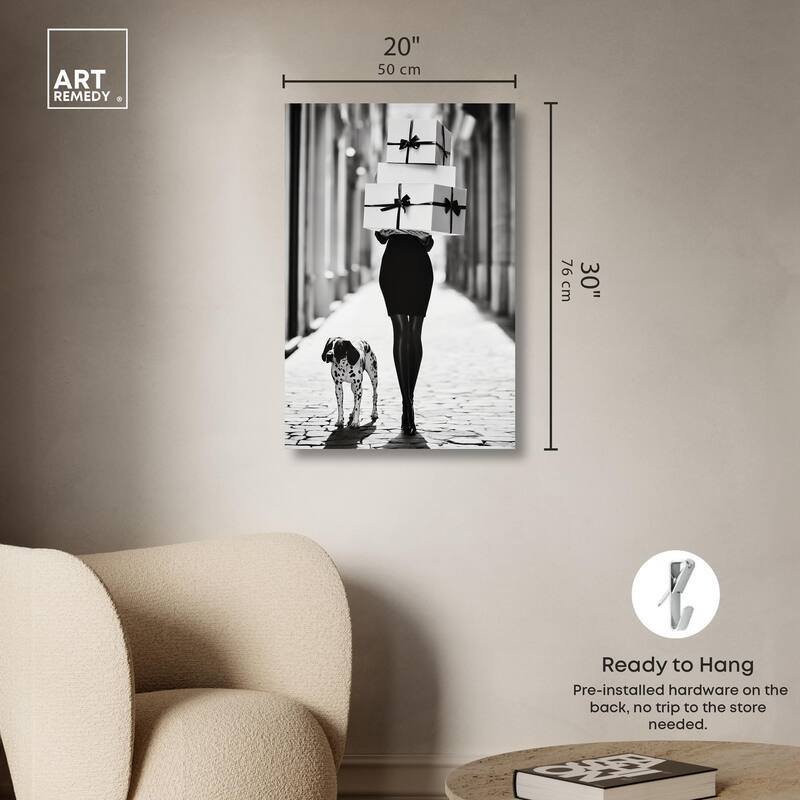 City Dalmatian II Canvas by Art Remedy, Gallery Wrapped