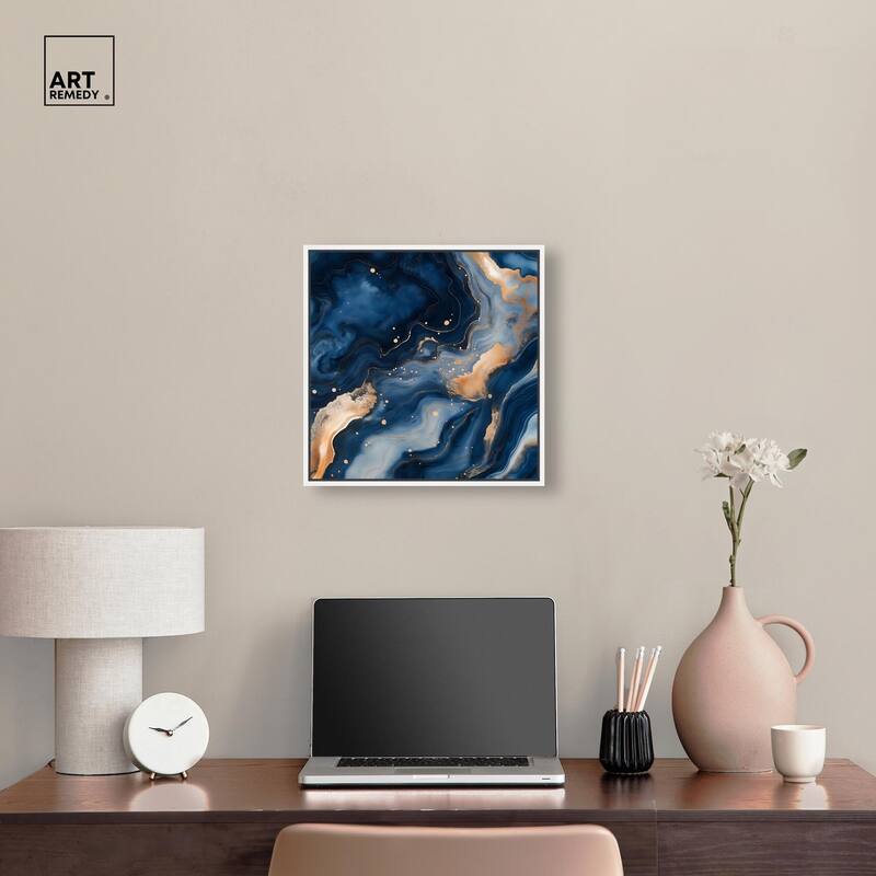 Deep Sea Geode III Canvas by Art Remedy