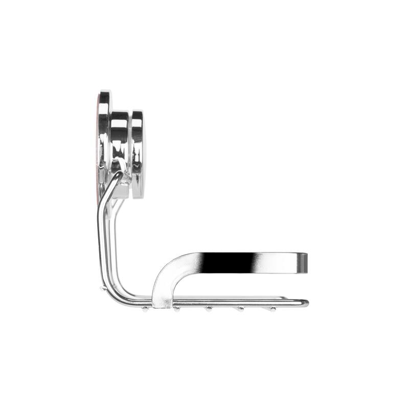 Croydex Stick 'n' Lock Adhesive, No Drill, Wall Mounted Soap Dish Basket in Chrome
