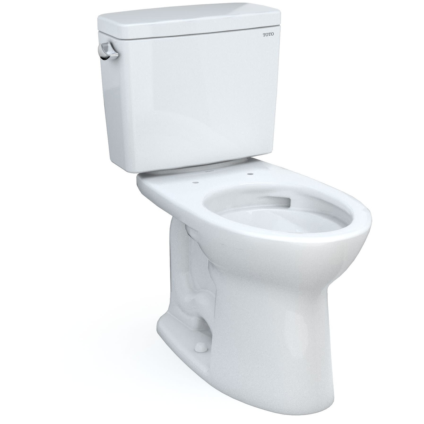 TOTO Drake Two-Piece Elongated 1.6 GPF Universal Height Tornado Flush