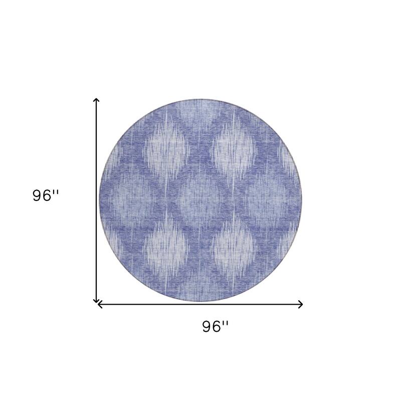 HomeRoots Ikat Transitional Rectangle Outdoor Rug