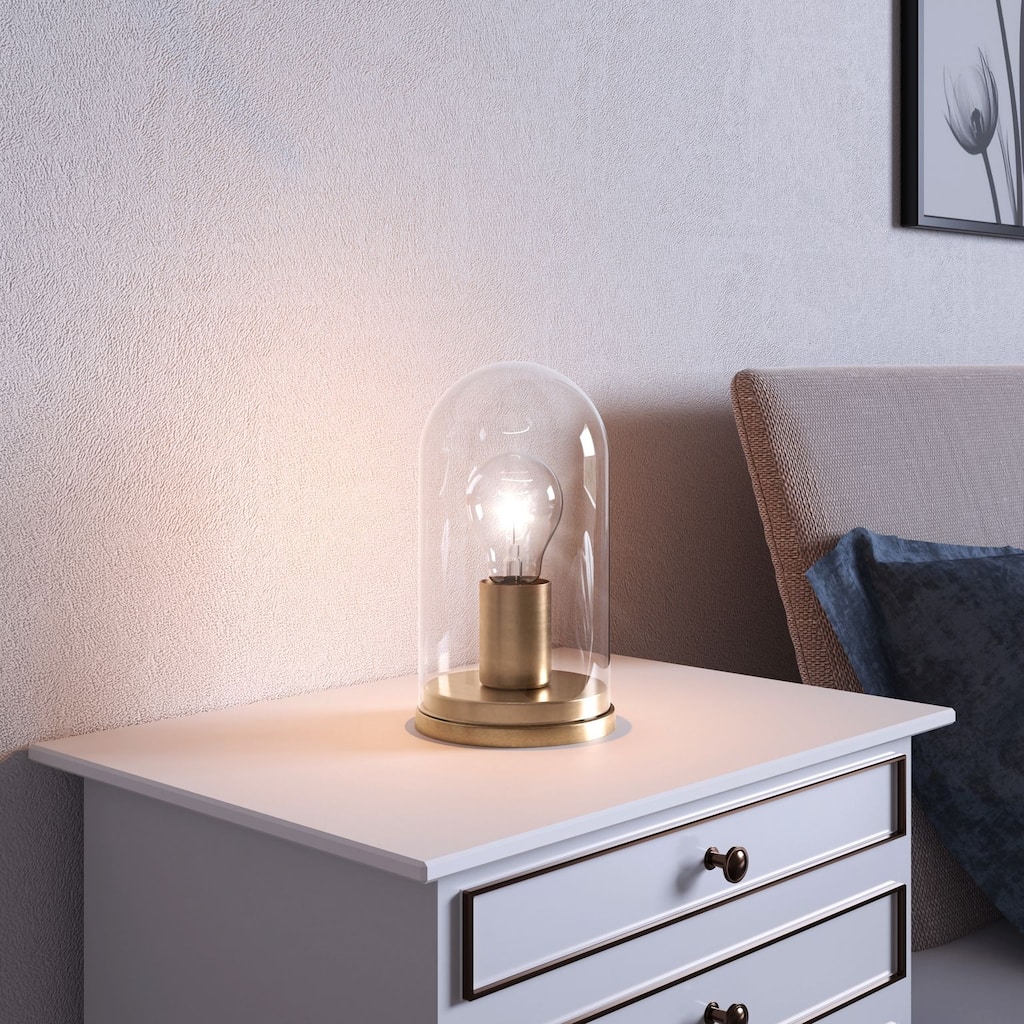 Brio Lighting Atlas - Metal & Glass Table Lamp