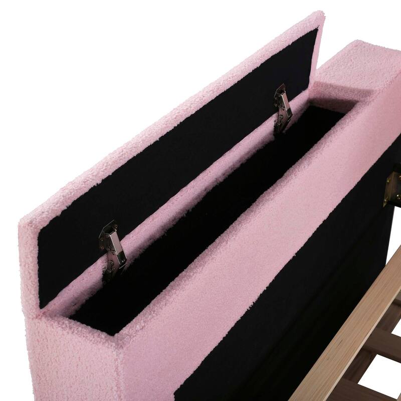 Daybed with Storage Armrests, Trundle & Latest Integrated Bluetooth Audio System