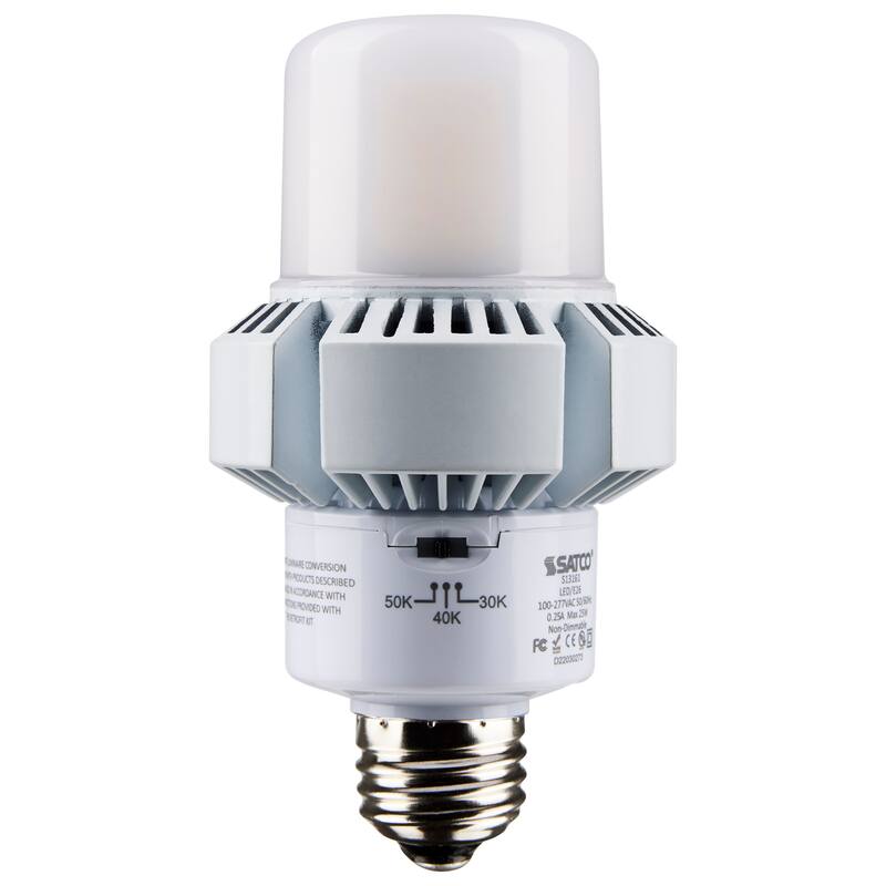 25 Watt A-Plus 23 LED CCT Selectable 3K/4K/5K Medium base 100-277 Volt ColorQuick Technology - White - N/A