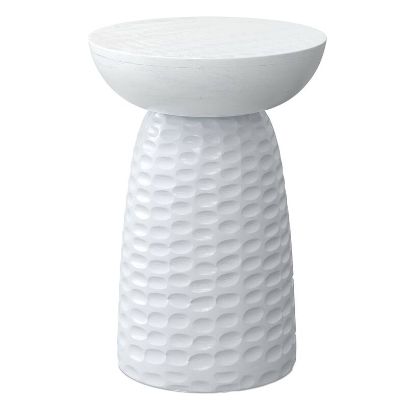 WYNDENHALL Willis 13" Wide Solid Wood Contemporary Accent Table & Fully Assembled - 12.6" D x 12.6" W x 17.7" H
