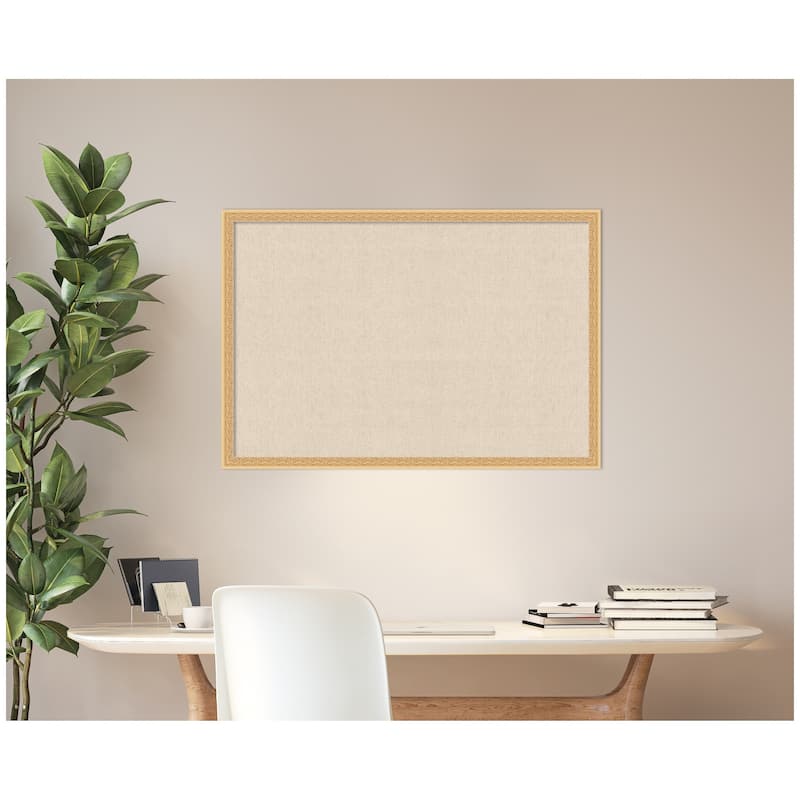 Kate and Laurel Pinboard Neutral Linen