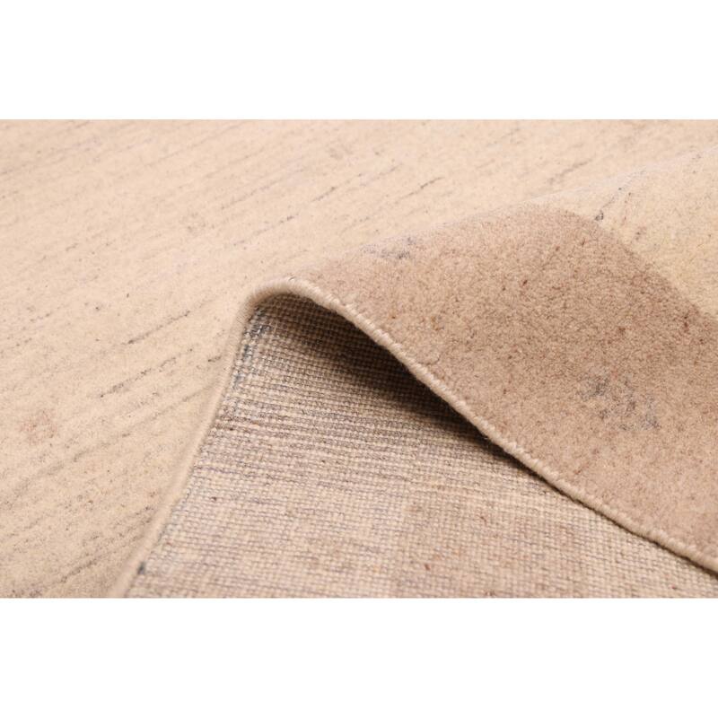 ECARPETGALLERY Hand-knotted Opulence Ivory Wool Rug - 2'6 x 11'8