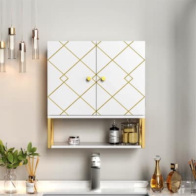 Bathroom Cabinet Wall Mount - 7.09"D x 20.08"W x 22.05"H