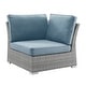 preview thumbnail 16 of 51, Corvus 8-piece Aluminum Wicker Patio Sectional Conversation Set