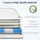 preview thumbnail 6 of 10, 12 in Medium Firm Hybrid Memory Foam Mattress Motion Isolation