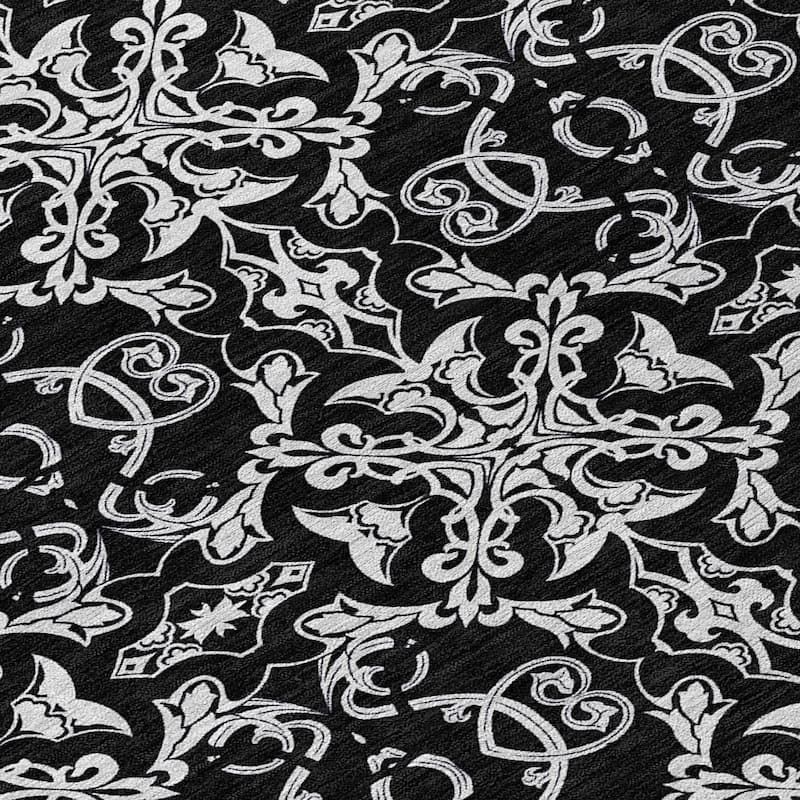 Machine Washable Indoor/ Outdoor Chantille Traditional Medallions Rug