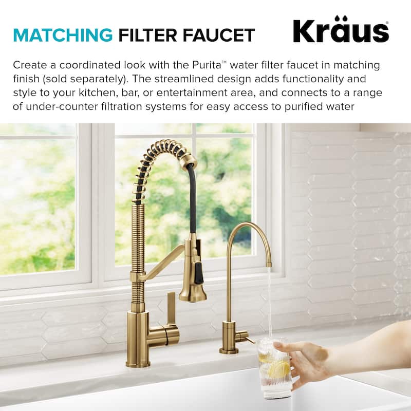 Kraus KPF-1693 Britt 1.8 GPM Single Hole Pre-Rinse Pull Down Kitchen
