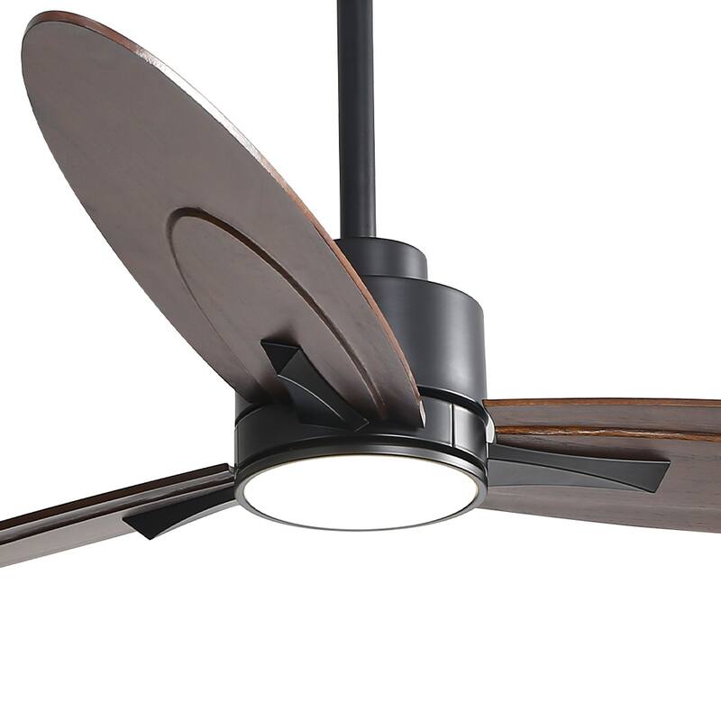 WINGBO 60-in 3-Blades Indoor Ceiling Fan with LED Light & Remote