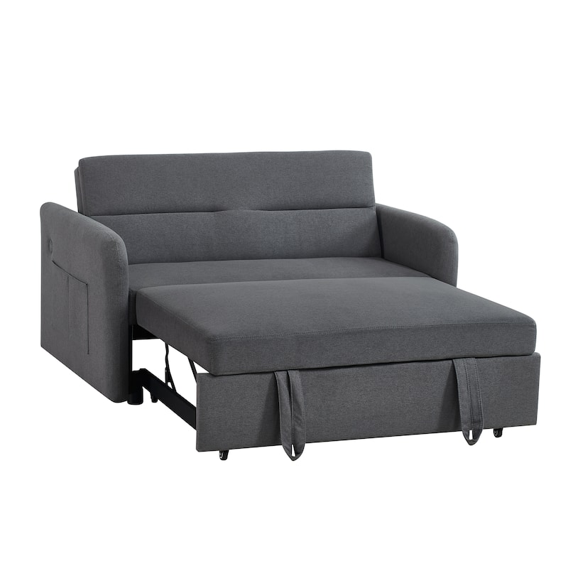 Twins Fabric Sofa Bed