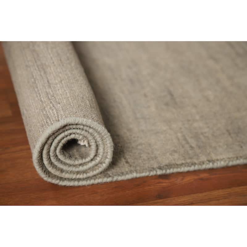 Modern Stripe Gabbeh Oriental Rug Handmade Wool Carpet - 3'4" x 4'10"
