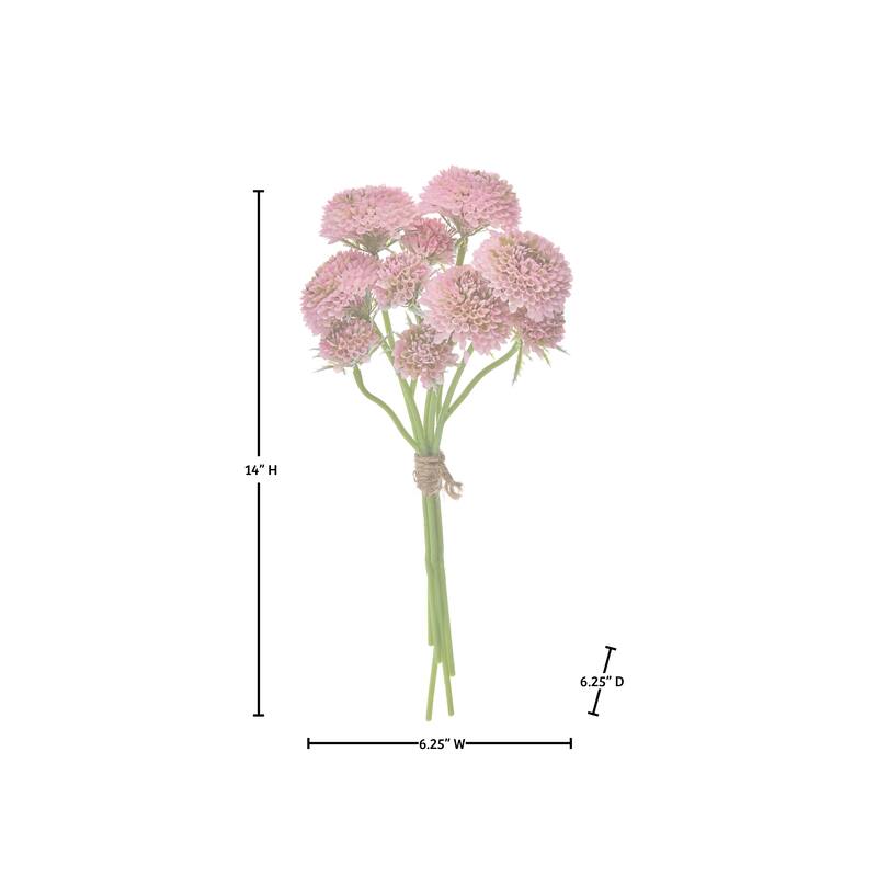 14" Scabiosa Bundle