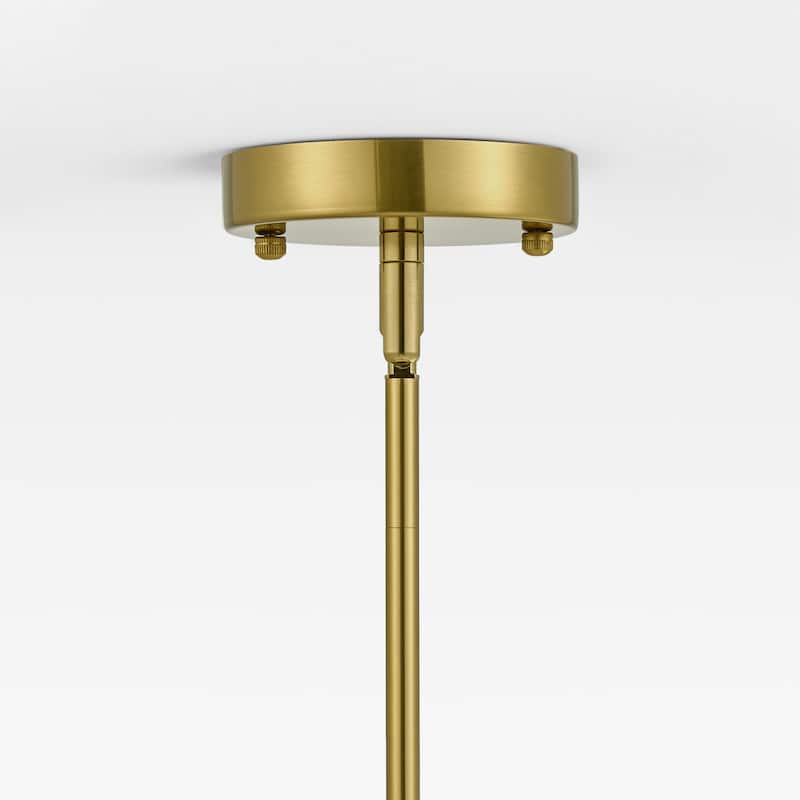 CO-Z 3-Light 20"W Double Drum Fabric Pendant Chandelier