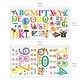 preview thumbnail 7 of 6, Walplus Happy Animal Numbering Letters Kids Wall Sticker Nursery Decor