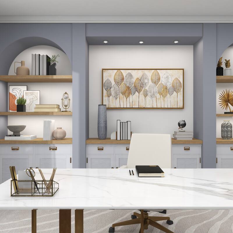 Gray Ceramic Vase with Varying Patterns