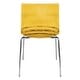 preview thumbnail 7 of 37, LeisureMod Astor Set of 4 Acrylic Plastic Transparent Dining Side Chair With Chrome Base for Home Kitchen Restaurant