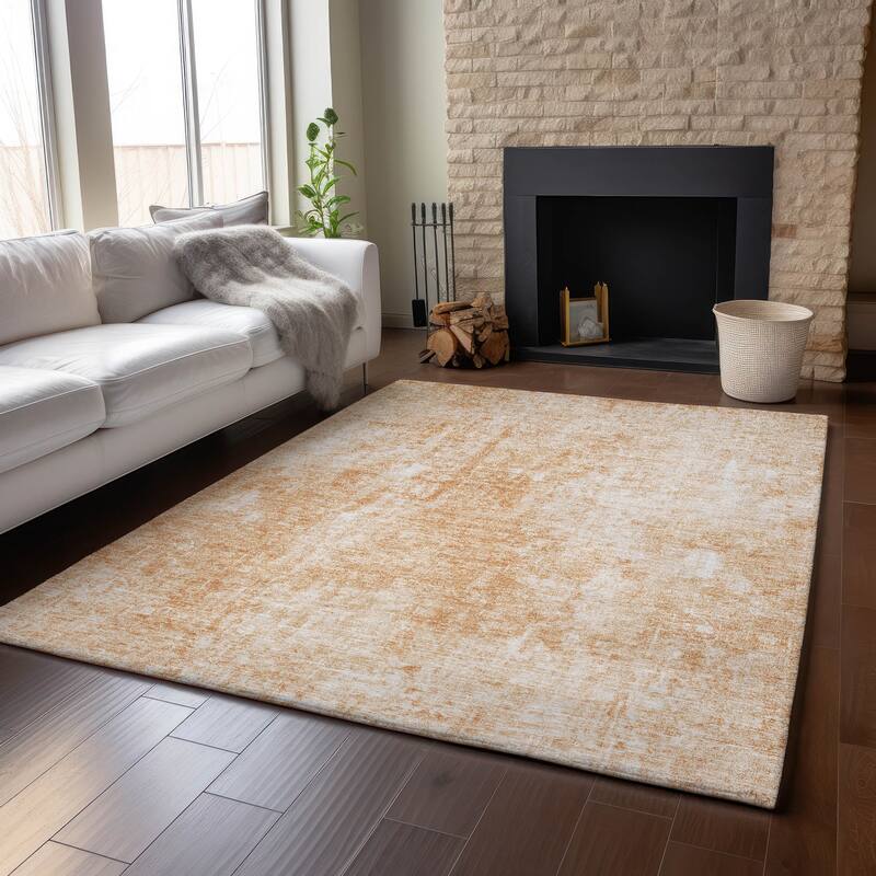 Premium Washable Super Soft Solid Ombre Mayfield Rug