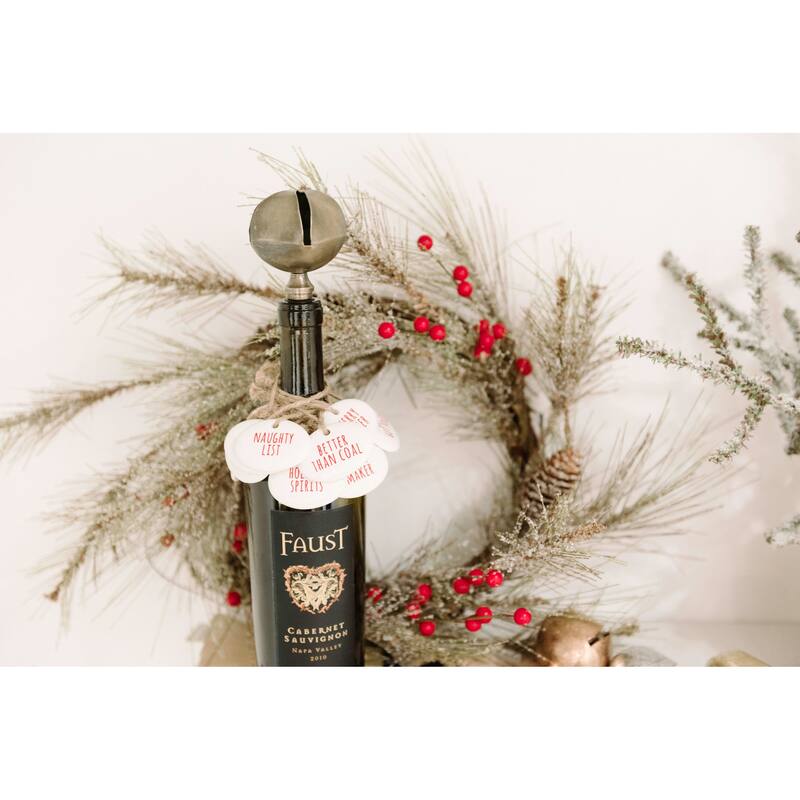 Metal Bottle Stopper with Bell