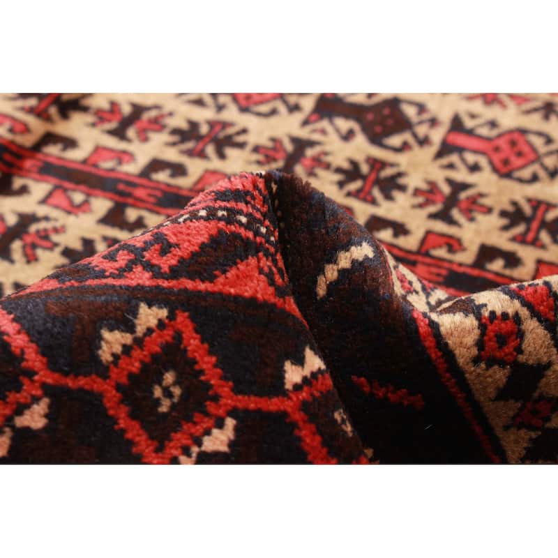 Teimani Tan Rug 3'1" x 5'2" - 3'1 x 5'2
