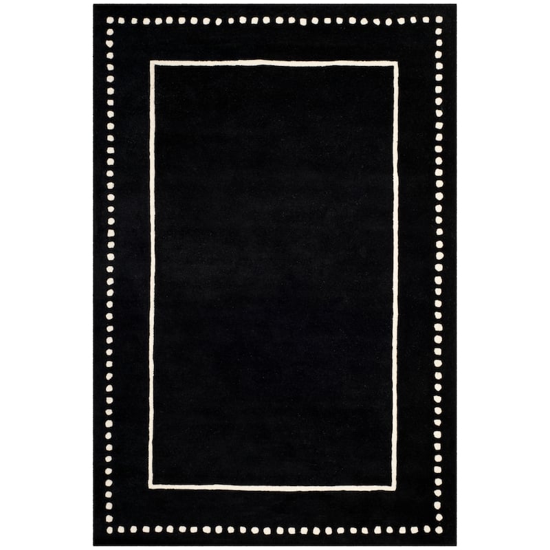 SAFAVIEH Handmade Bella Alverta Dotted Border Wool Rug