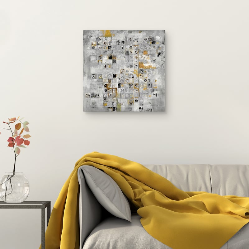 Geometric Metals by Jill Martin Canvas Art Print