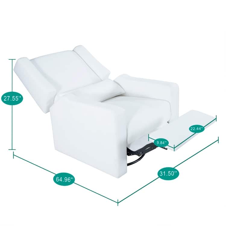 Tanya Luxury Power Motion Recliner Chair with Swivel Glider, Upholstered Living Room Reclining Sofa Chair with Lumbar Support