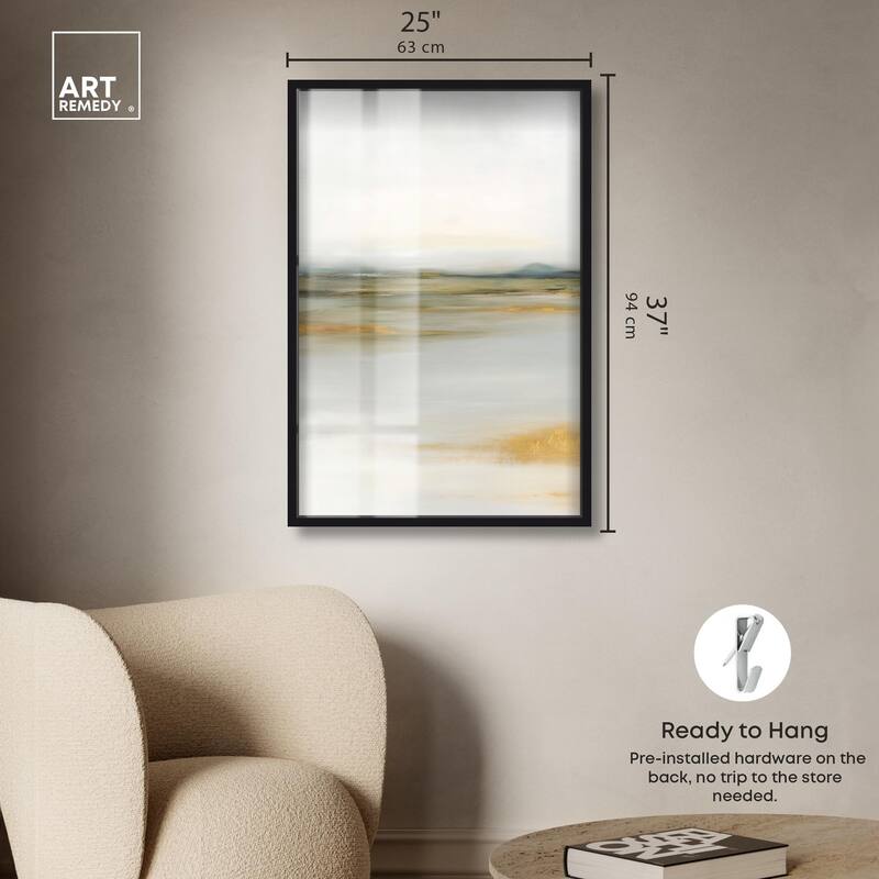 Misty Expanse I Shadowbox by Art Remedy