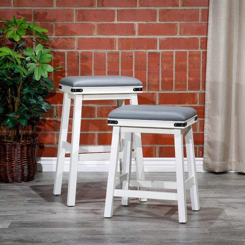 DTY Indoor Living Cortez Bonded Leather Counter or Bar Stool