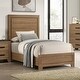 preview thumbnail 8 of 6, Furniture of America Nyess Modern Chestnut Brown Solid Wood Kids Panel Bed Twin