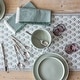 preview thumbnail 65 of 91, Over&back Hand-Blocked Printed Cotton Table Runner - Machine Washable