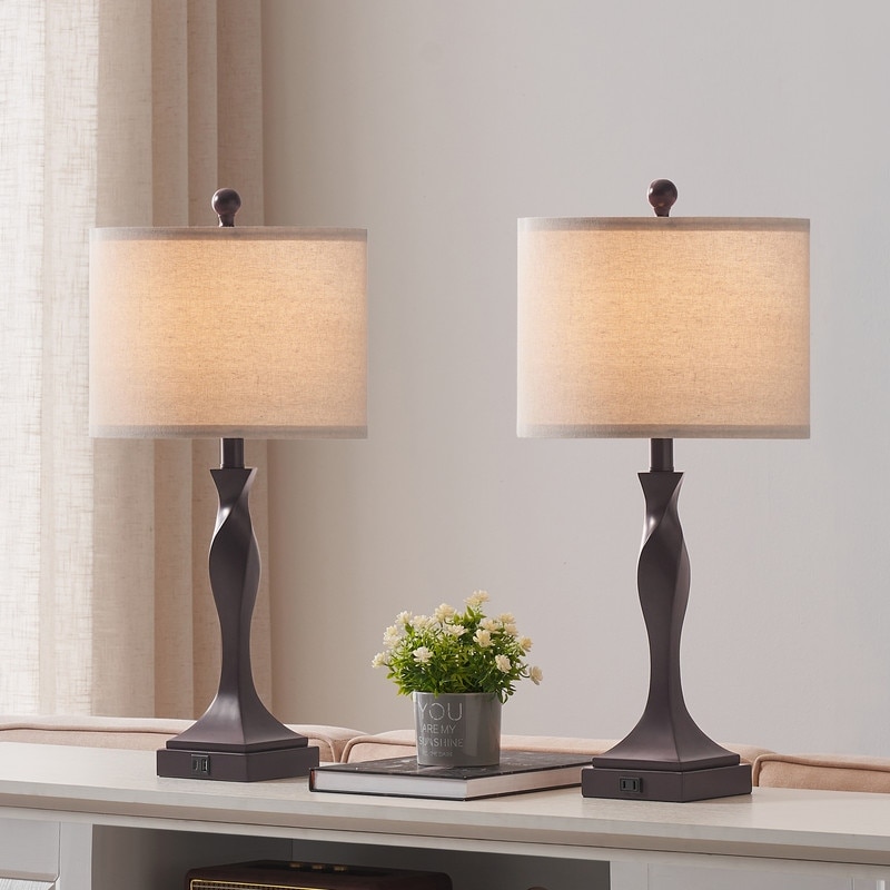 Bronze table lamps store for living room