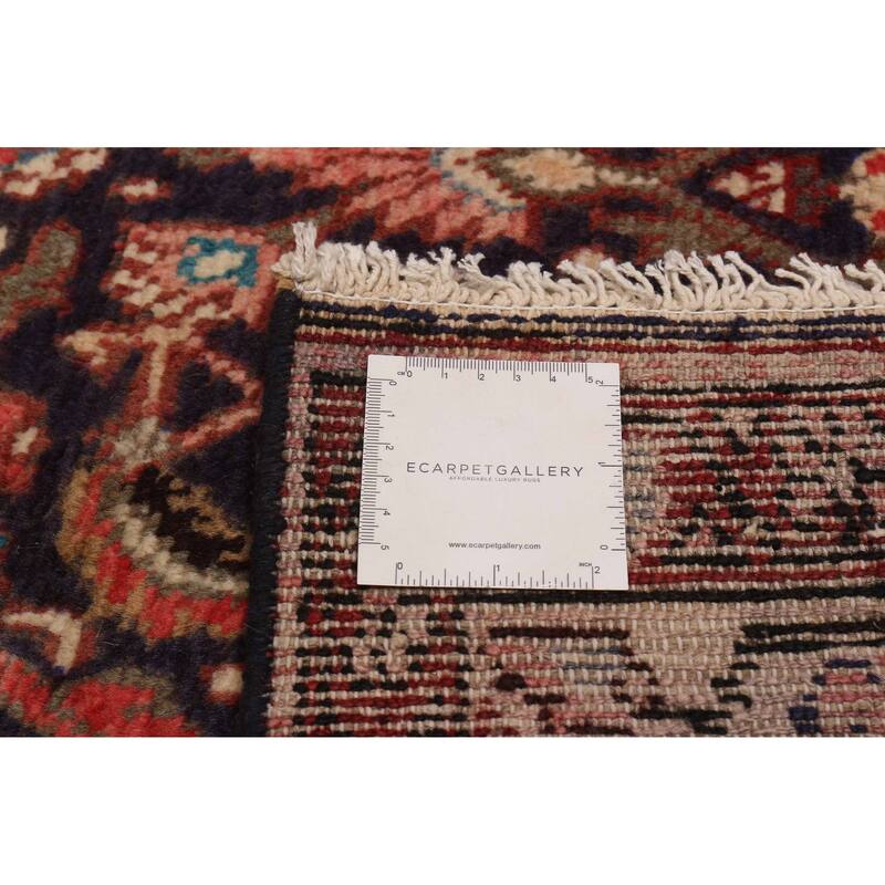 ECARPETGALLERY Hand-knotted Andelz Navy Wool Rug - 3'7 x 10'0