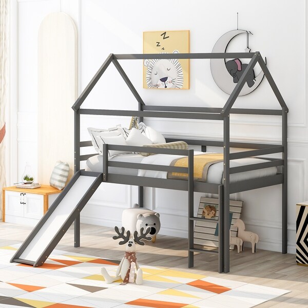twin size loft bed frame