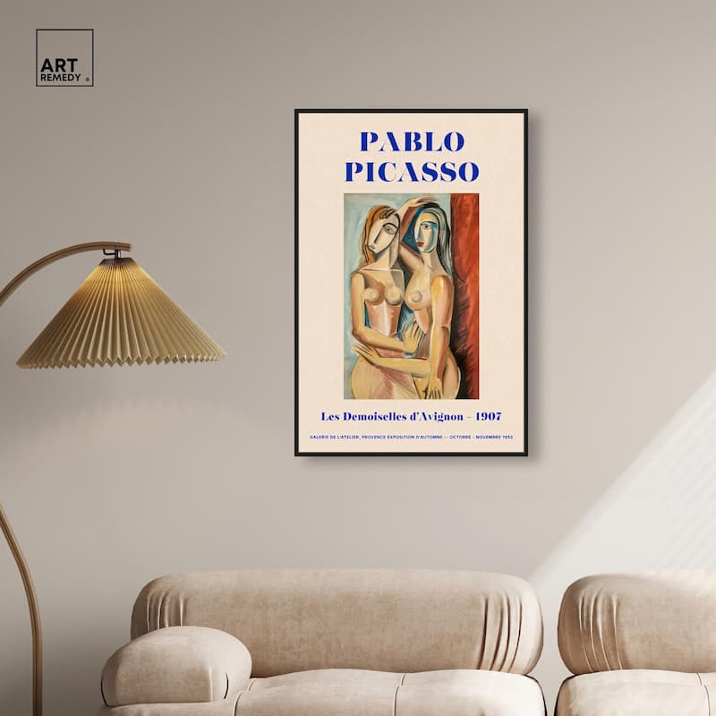 Picasso's Avignon Canvas by Art Remedy