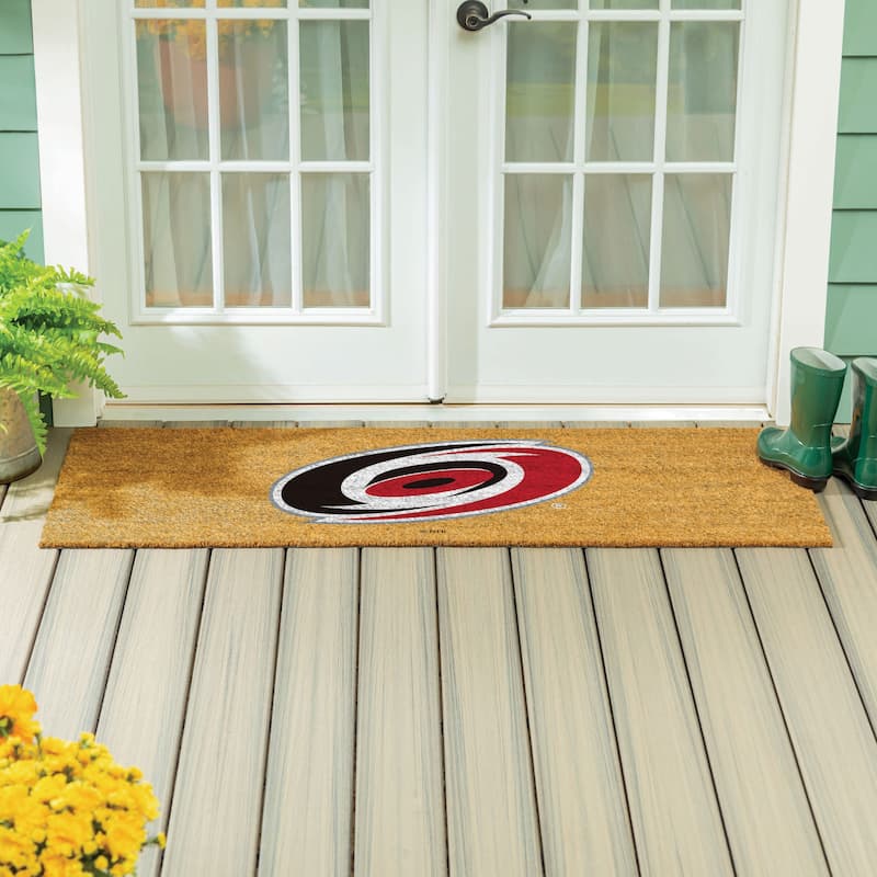 Carolina Hurricanes Full Color Indoor/Outdoor Coir Mat