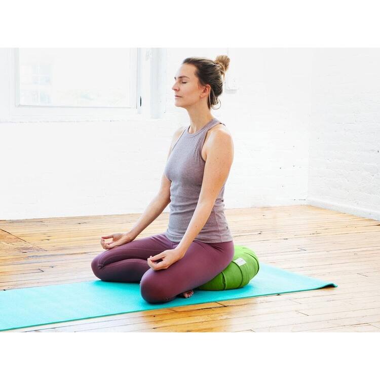 Sol Living Round Cotton Zafu Cushion Yoga Accessory