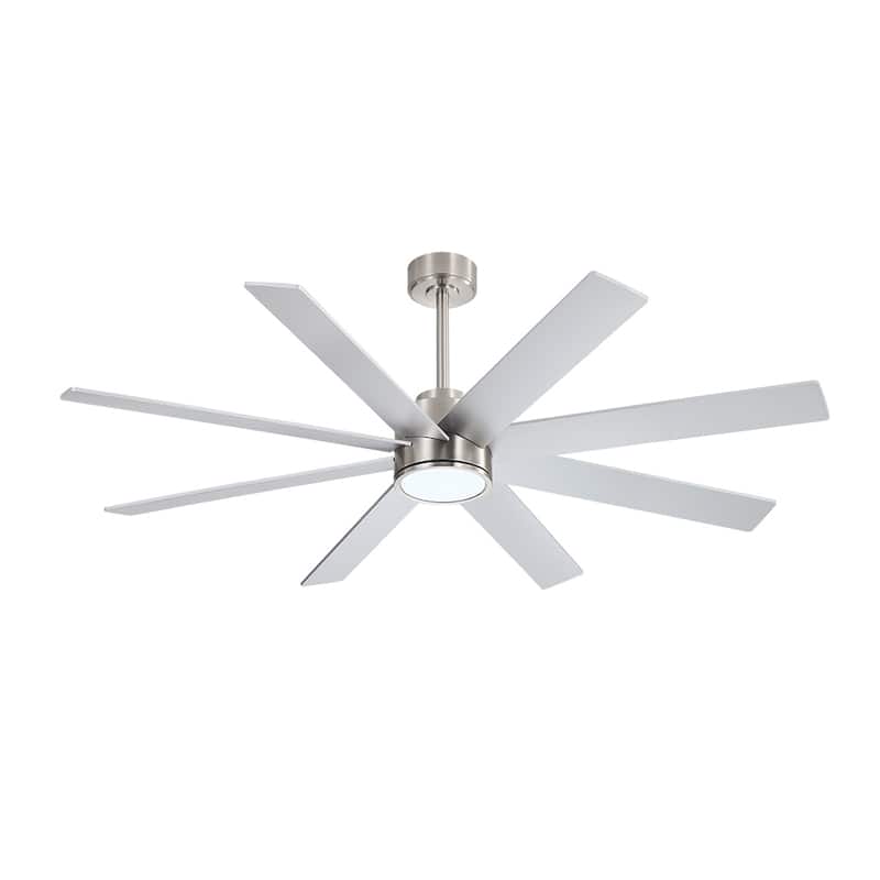 MLiAN 72 in. 8 Plywood Blades Indoor LED Ceiling Fan With Remote......