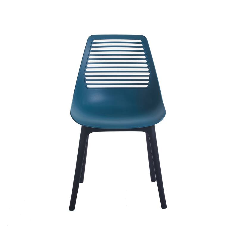 Porthos Home Moe Dining Chairs Set of 2, Sturdy Plastic Shell And Legs